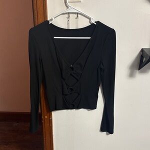 Elegant Black Women's Top